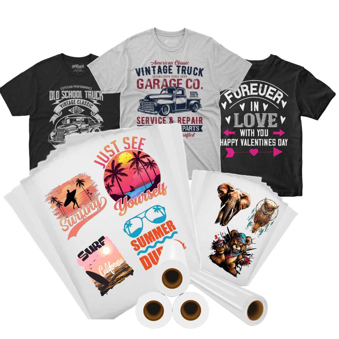 Ganged Design DTF Transfer Sheets