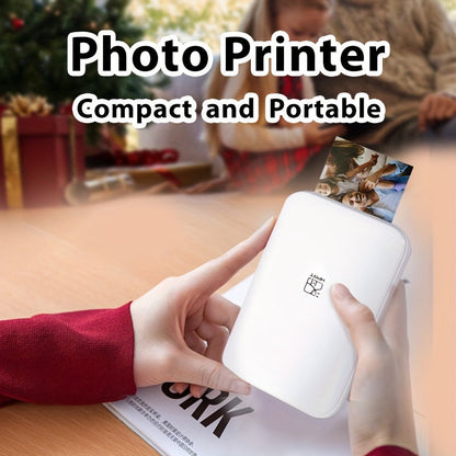NNETM Wireless Portable Photo Printer Mini Color Printer for iOS/Android