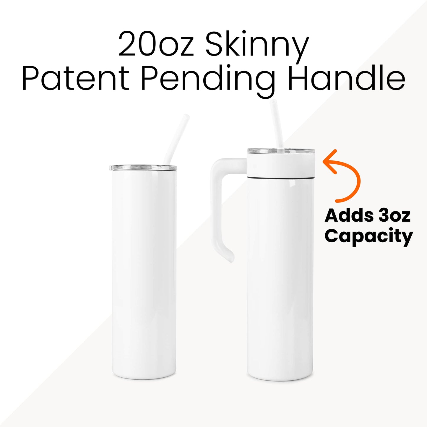 20oz Skinny Sublimation Tumbler