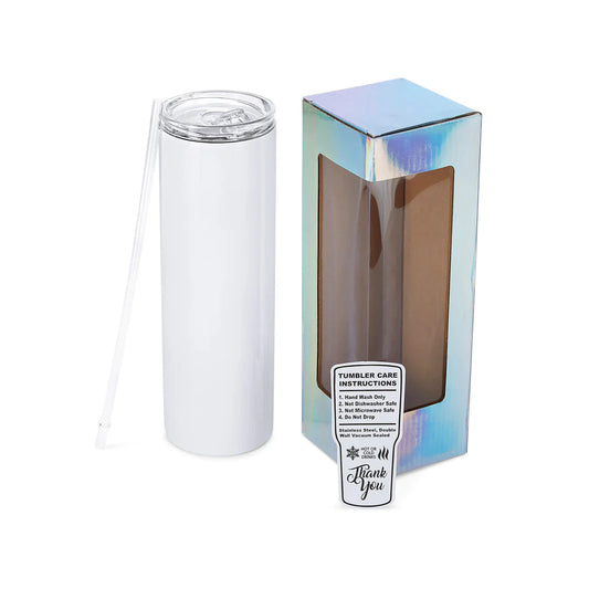 30oz Skinny Sublimation Tumbler