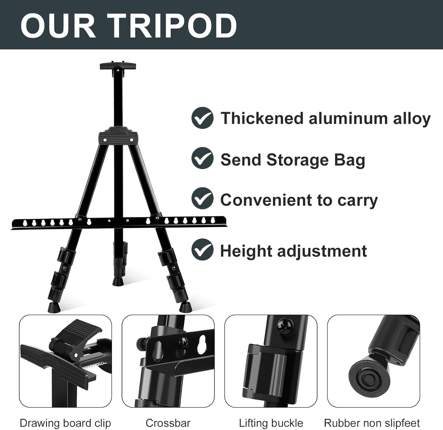 Portable Aluminum Display Easel