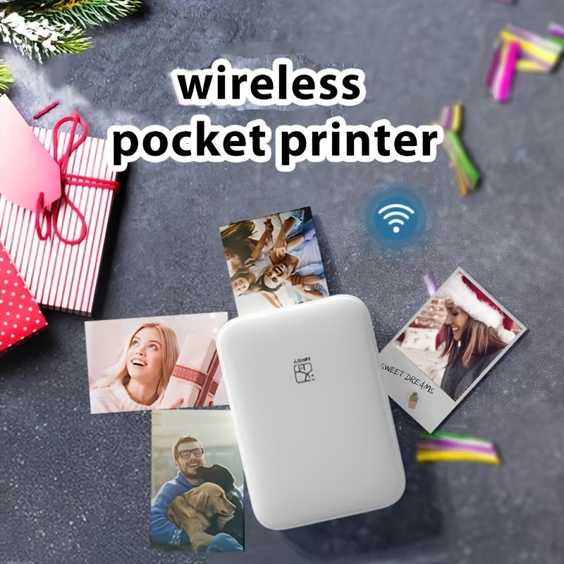Wireless Portable Photo Printer Mini Color Printer for iOS/Android
