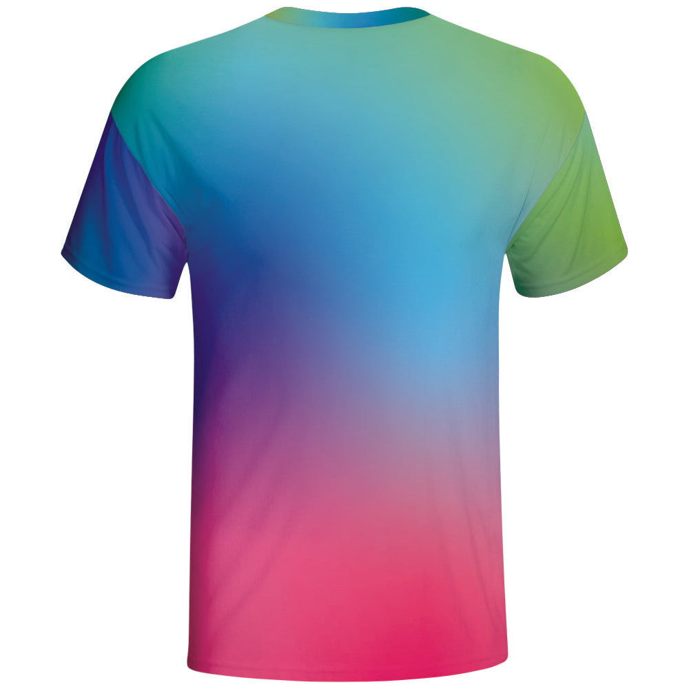 Fashion Colorful Design Sublimation Tshirts