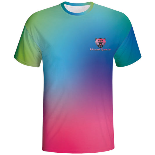 Fashion Colorful Design Sublimation Tshirts