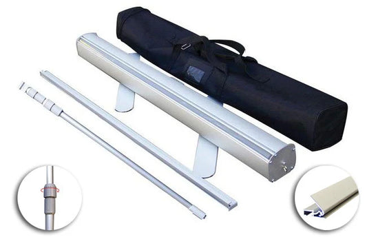 Retractable Roll Up Banner Stand 33"