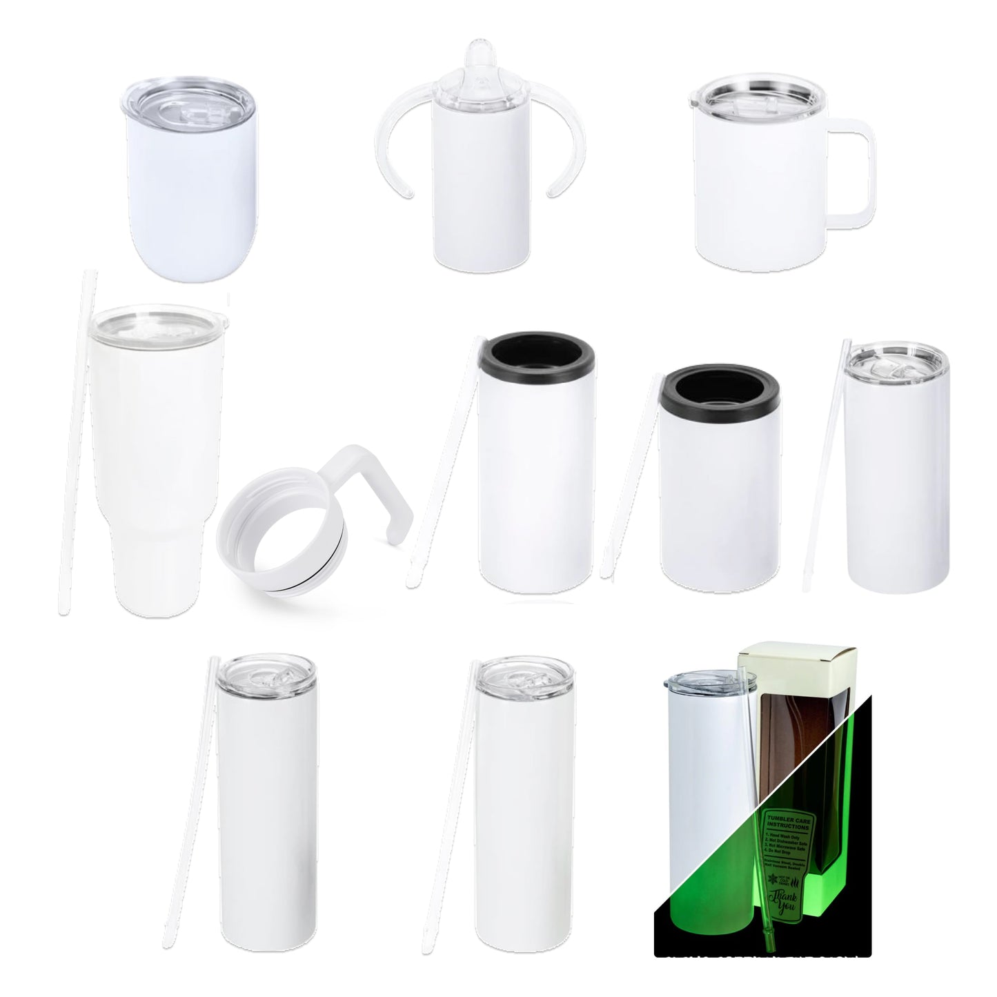 Sublimation Tumbler 10 Pack