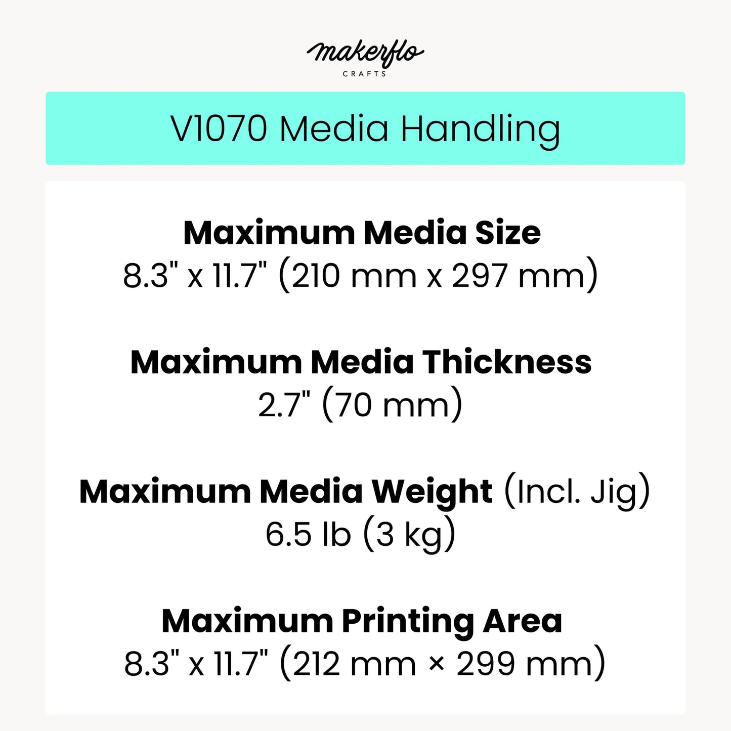 Epson V1070 UV Printer