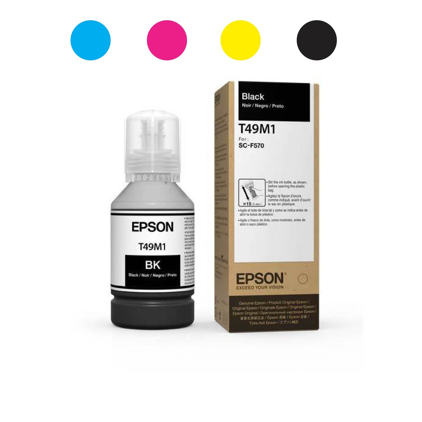 Epson Sublimation Ink Bottles - 140mL