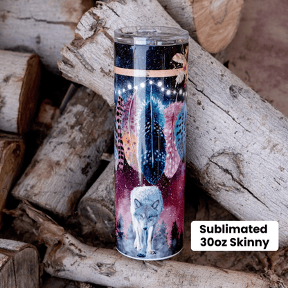 30oz Skinny Sublimation Tumbler