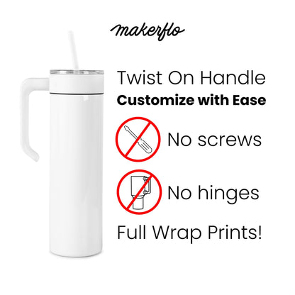 20oz Skinny Sublimation Tumbler